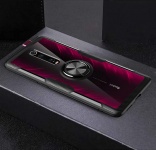 TPU+PC чехол Deen CrystalRing под магнитный держатель для Xiaomi Mi 9T Бесцветный / Черный (109309)