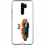 TPU+PC чехол ForFun для Xiaomi Redmi Note 8 Pro But first coffee / белый (118140)