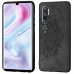TPU+Textile чехол Mandala с 3D тиснением для Xiaomi Mi Note 10 Черный (120323)