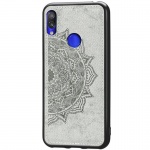 TPU+Textile чехол Mandala с 3D тиснением для Xiaomi Redmi 7 Серый (104161)