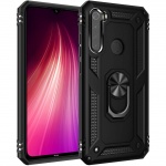 Ударопрочный чехол Serge Ring магнитный держатель для Xiaomi Redmi Note 8 Черный (115116)