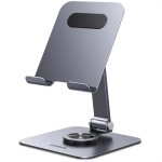 Подставка UGREEN LP894 для планшета 360° алюминиевая, настольная, iPad Pro, iPhone, Xiaomi, Galaxy Grey