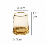 Ваза Xiaomi Yuihome Decor Colorful Simple Glass Flower 12.5см (Gold)