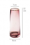 Ваза Xiaomi Yuihome Decor Colorful Simple Glass Flower 22см (Red)