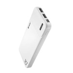 Внешний аккумулятор Powerbank Tracer 10000mAh 2A на 2xUSB-порта (Белый)
