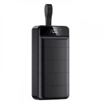 Внешний аккумулятор с фонариком 50000 mAh 3x USB Remax RPP-185 (Черный)