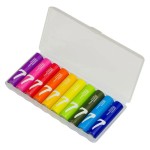 Батарейки Xiaomi CUKTECH AAA rainbow alkaline battery plastic case (10 шт) B07
