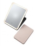 Дзеркало для макіяжу з підсвічуванням Xiaomi DOCO Leather case mirror pink (FM001/FM007)