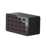 Зарядна станцiя на 20 портiв Acasis AC-838 для смартфонiв та планшетiв (Чорний)