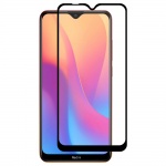 Защитное стекло 10D (full glue) (без упаковки) для Xiaomi Redmi 8 / 8a Черное (115133)