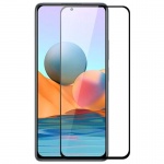 Защитное стекло XD+ (full glue) (тех.пак) для Xiaomi Redmi Note 10 Черный (164349)
