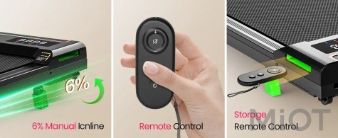 Беговая дорожка для ходьбы AKLUER P03B Walking Pad с пультом управления