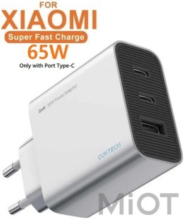 Сетевое зарядное устройство Xiaomi CUKTECH 65W GaN 2C1A (AD653CEU) Grey