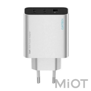 Мережевий зарядний пристрій Xiaomi CUKTECH 65W GaN 2C1A (AD653CEU) Grey
