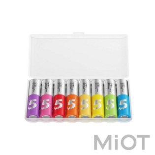 Батарейки Xiaomi CUKTECH high-performance rainbow alkaline battery (8 шт) B05