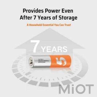 Батарейки Xiaomi CUKTECH high-performance rainbow alkaline battery (8 шт) B05