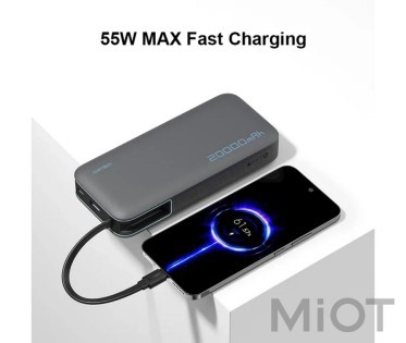 Универсальная батарея Xiaomi CUKTECH PB200N 20000mAh 55W Grey (CP25)