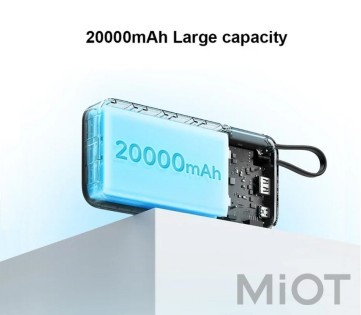 Универсальная батарея Xiaomi CUKTECH PB200N 20000mAh 55W Grey (CP25)