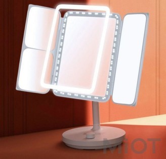 Дзеркало для макіяжу Xiaomi Jordan Judy LED Lighted Makeup Mirror (NV536) Pink