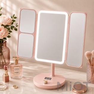 Дзеркало для макіяжу Xiaomi Jordan Judy LED Lighted Makeup Mirror (NV536) Pink