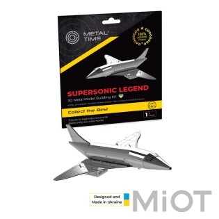 Самолет Конкорд модель Supersonic Legend Concorde Airplane Metal-Time MT078