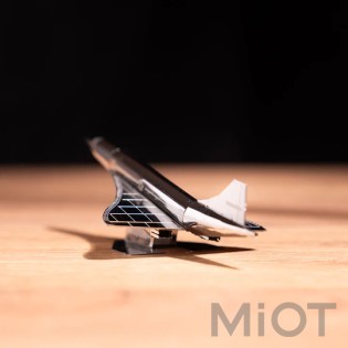 Самолет Конкорд модель Supersonic Legend Concorde Airplane Metal-Time MT078