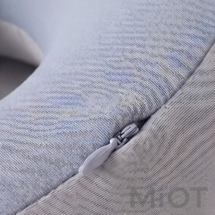 Подушка подголовник Xiaomi NINETYGO U-shaped Travel Pillow Grey (90BXHJZ)
