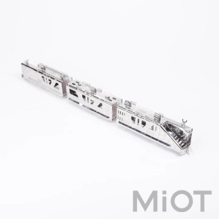 Поїзд модель конструктор Night Rider 3000 Apocalyptic Train Metal-Time MT083