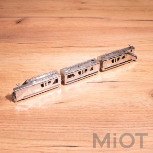 Поїзд модель конструктор Night Rider 3000 Apocalyptic Train Metal-Time MT083