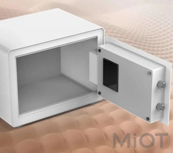 Умный электронный сейф со сканером отпечатка пальца Xiaomi CRMCR 25Z BGX-X1-25Z
