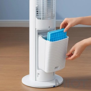 Кліматичний комплекс Xiaomi Jipin Smart Tower Fan 3 в 1 (+ 8 хладагентов)