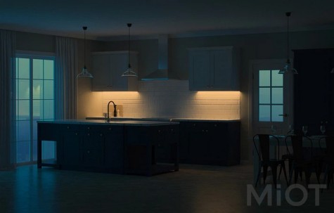 Лампа ночник c датчиком движения Xiaomi Yeelight Motion Sensor Closet Light A40 Black 4000K (YLBGD-0045)