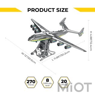 Літак АН-225 Мрія АНТОНОВ лімітована версія Ukrainian Dream Metal-Time MT001