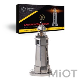 Маяк модель для сборки подсветка и прожектор Sailor's Companion Metal-Time MT002