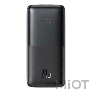 Зовнішній акумулятор (Power Bank) Baseus Bipow Pro Digital Display Fast Charge 10000 mAh 20W Black (PPBD040101/PPBD2-1020)