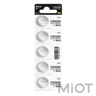 Батарейки Xiaomi ZMI CR2025 Pack (5шт) (6934263405156)