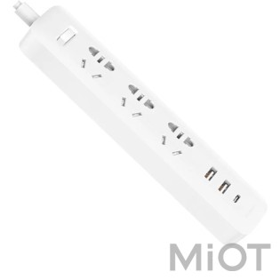 Удлинитель Mi Power Strip 20W Fast Charge (3 sockets +2 USB+1 TypeC)