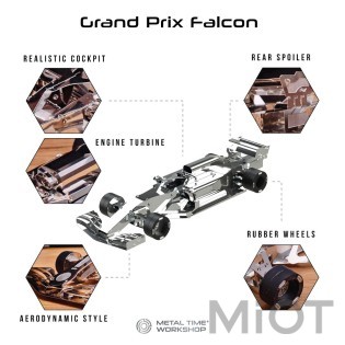 Формула 1 спортивна машина F1 Grand Prix Falcon Metal-Time MT035