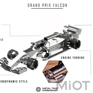 Формула 1 спортивна машина F1 Grand Prix Falcon Metal-Time MT035