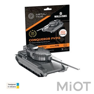 Танк модель Metal Time World of Tanks Conqueror FV214 MT069