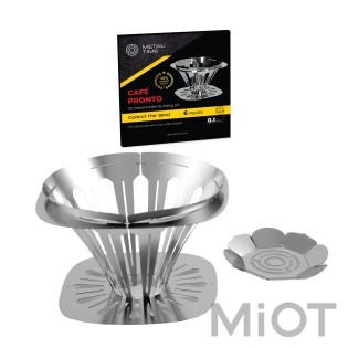 Фільтр для кави портативний конструктор від Metal Time Café Pronto V60 Pour-over MT013