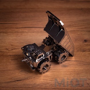 Кар'єрний самоскид механічний конструктор Quarry Transporter Metal-Time MT014