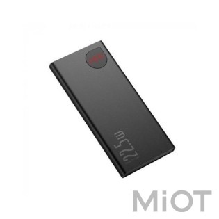 Універсальна батарея Baseus Adaman Metal Digital Display PD3.0+QC3.0 22.5W 10000mAh Black (PPAD000001)