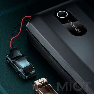 Автомобільний пуско-зарядний пристрій Baseus Super Energy Air Car Jump Starter 10000mAh CGNL020101 Black