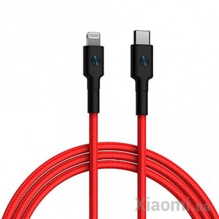 Кабель ZMi AL872 USB-C - Lighting Red 0.3m