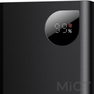 Зовнішній акумулятор (Power Bank)  Baseus Adaman Metal Digital Display 20000 mAh 30W black (PPAD030001)