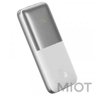 Зовнішній акумулятор (Power Bank)  Baseus Bipow Pro Digital Display 22.5W 10000 mAh White (PPBD040002/PPBD2-1022)