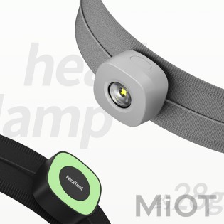 Налобний ліхтарик Xiaomi NexTool Nato Highlights Night Travel Headlights Graphite Black