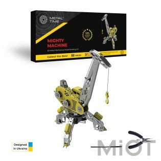 Модель підйомний кран Mighty Machine Metal-Time MT055