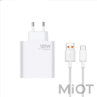 Зарядний пристрій Xiaomi 120W Charging Combo + USB Type-C Cable White (MDY-13-EE, BHR6034EU)